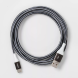 Cable Trenzado USB-C a USB-A 6ft Heyday Blanco, Caja Dañada, 29497197543443491, 1.4