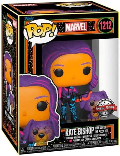 Funko POP TV: Hawkeye Kate Bishop y Lucky, Caja Dañada, 10.2, 99999900245794