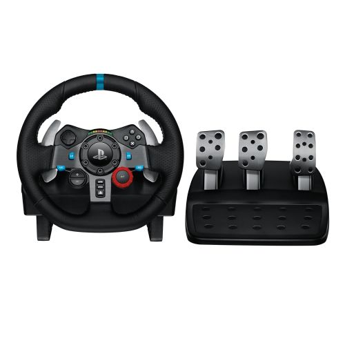 Volante de Carreras y Pedales Logitech G29 Driving Force PS4/5, Caja Dañada, Rastro de Uso Rayones en Volante Ver Foto, 1.1, 22222200050410