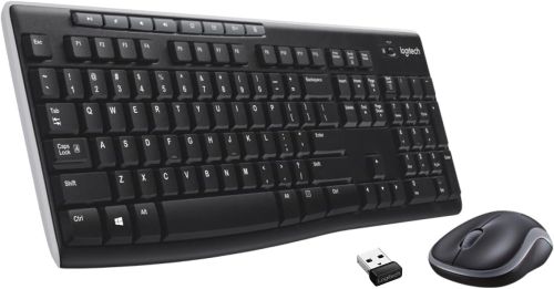 Combo de Teclado y Mouse Inalámbricos Logitech MK270, Caja Dañada, 22222200014359, 8.4