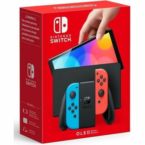 Nintendo Switch OLED, Caja Dañada, Rastro de Uso Rayones y Golpes Minimos Ver Fotos, VT, 99999900327259