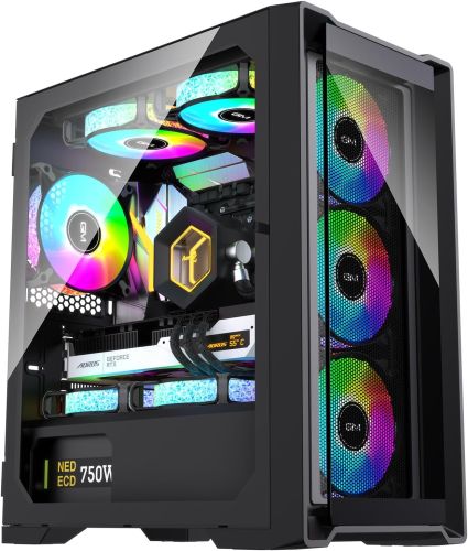 Case de PC Micro ATX GIM GM4, Caja Dañada, 22222200013801, 6.1