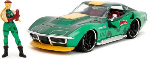 Carro Coleccionable Jada Street Fighter Chevrolet Corvette Stingray ZL1, Caja Dañada, 22222200015905, 14