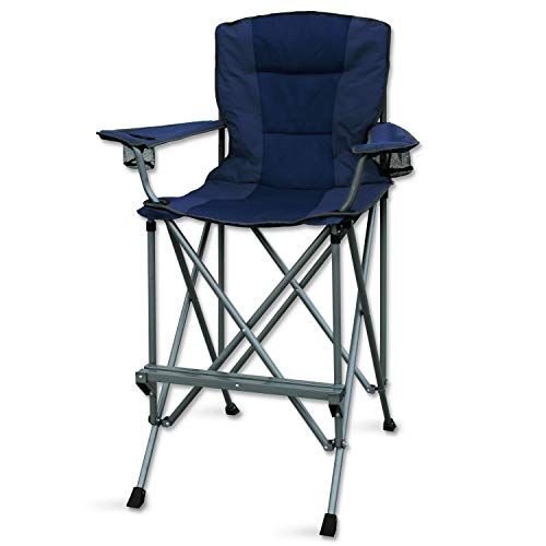 Silla de Camping Plegable Azul Con Reposapiés 31 Pulgadas, Sin Empaque, 22222200063726, 15