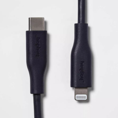 Cable Redondo de Lightning a USB-C Heyday 4ft, Caja Dañada, 29557850044241701, 2.2