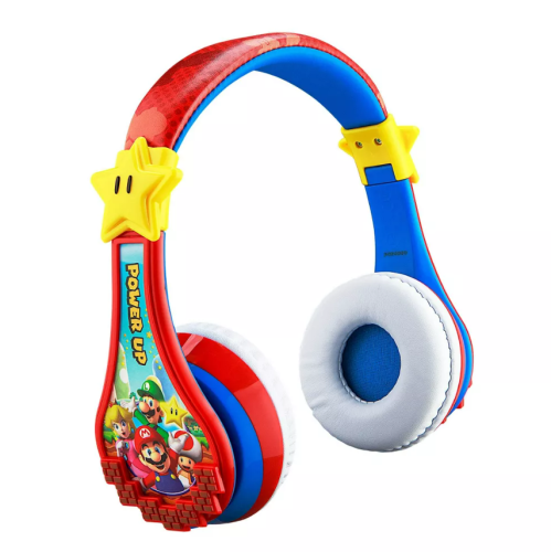 Audífonos Inalámbricos Bluetooth Para Niños Super Mario, Caja Dañada, 2942203092298951931, 8.3