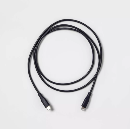 Cable Redondo de Lightning a USB-C Heyday Azul Oscuro, 29487850044241721, 1.4