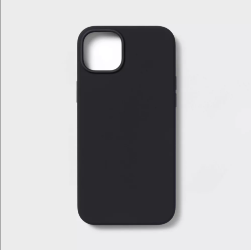 Estuche Silicona Para Iphone 14/15 Plus Negro Heyday #7, Caja Dañada, 22222200000262, 1.3