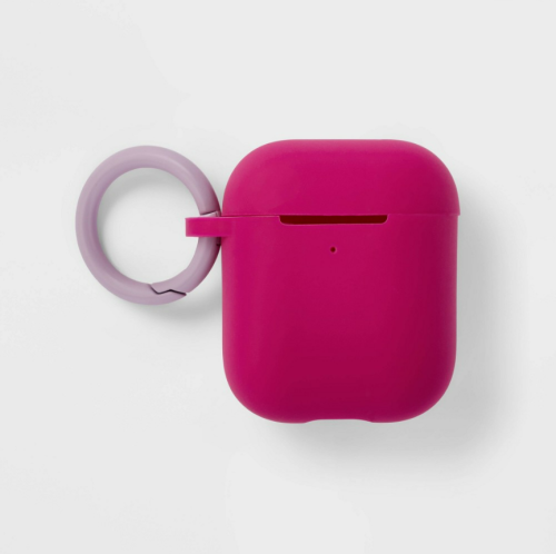 Estuche de Silicona Para Airpods 1/2 Gen fucsia, Caja Dañada, 22222200000254, 1.2