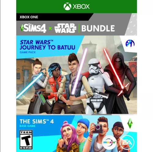 Juego Xbox One The Sims 4 + Star Wars Journey to Batuu Bundle, Caja Dañada, 22222200004154, 1.3