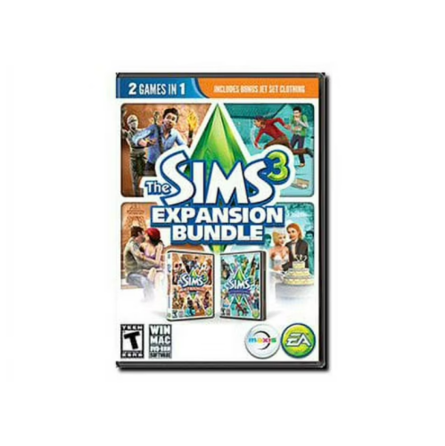 Juego 2 en 1 The Sims 3 Expansion Bundle, Caja Dañada, 22222200004154, 1.3