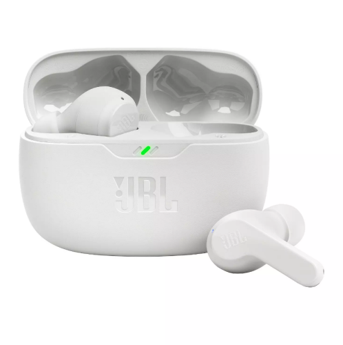 Audífonos Bluetooth Inalámbricos JBL Vibe Beam Blancos, Caja Dañada, 22222200010440, 8.3