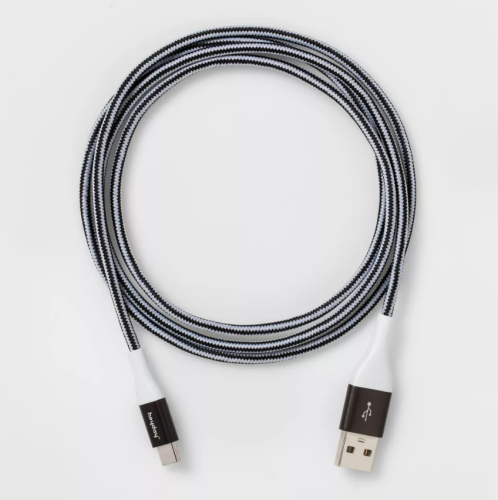 Cable Trenzado USB-C a USB-A Heyday 4FT, Caja Dañada, 22222200010929, 1.4