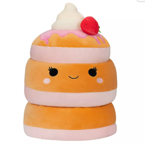 Peluche Panqueques de fresa Squishmallows 16 Pulgadas, Sin Empaque, 22222200011365, 0.3