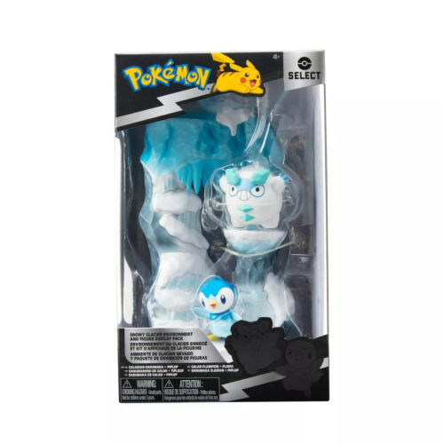 Figura de Exhibición Glaciar Pokémon, Caja Dañada, 22222200011901, 14