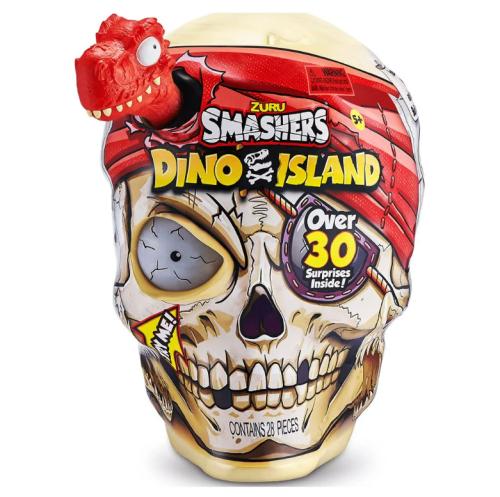 Juguete Sorpresa Cráneo Gigante Smashers Dino Island, Caja Dañada, 22222200016051, 14