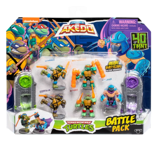 Pack de Minifiguras de Acción de Combate de las Tortugas Ninja, Caja Dañada, 22222200025129