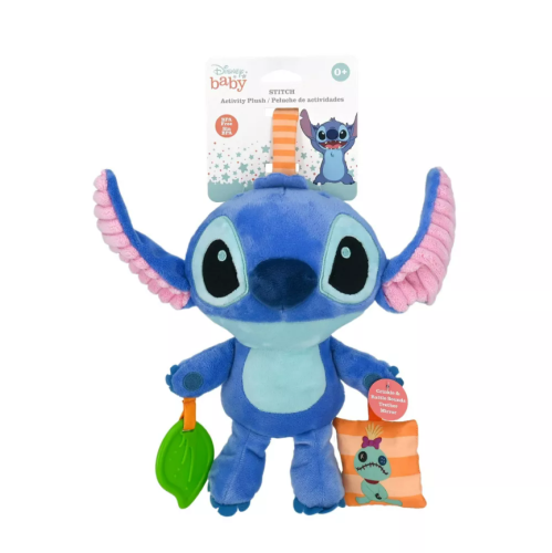 Mini Peluche Actividades de Disney Stitch Para Bebés, Sin Empaque, 22222200025150, 0.3