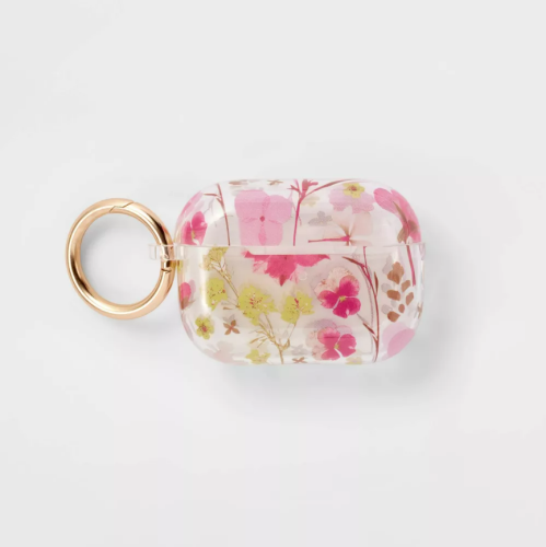 Estuche Para Airpods 3 Gen transparente Con Flores Heyday, Sin Empaque, 22222200016339, 1.4