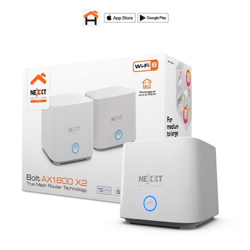 Sistema de WIFI Nexxt Solutions Bolt AX1800, Sin Empaque, 99999900339892, 1.3