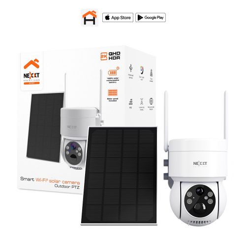 Cámara de Seguridad Con Panel Solar Nexxt Solutions Home, Caja Dañada, 99999900339898, 1.3