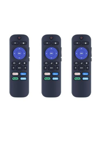 Set 3 Controles Remotos de TV, Caja Dañada, 22222200031728, 1.4