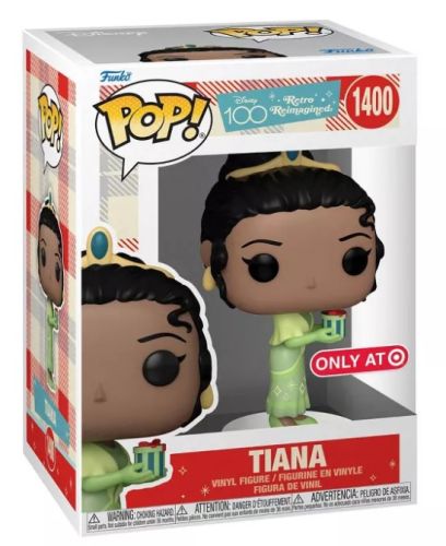 Funko POP! Disney 100 Retro Reimagined Tiana Figure; Caja Dañada; 99999900306443; 14