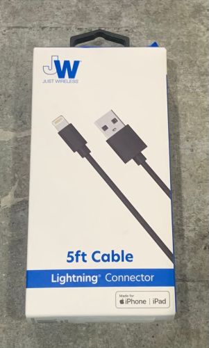 Cable de Carga Micro-USB a Lightning 5 FT Just Wireless, Caja Dañada, 22222200012112, 1.4